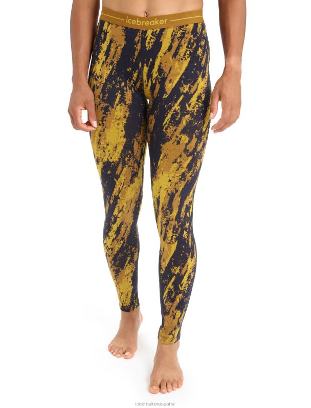Icebreaker mujer calzas térmicas merino 250 vertex sedimentarias 0V2J0826 ropa oro silencioso/clavo