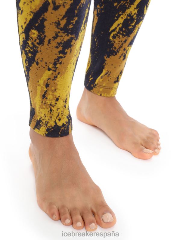 Icebreaker mujer calzas térmicas merino 250 vertex sedimentarias 0V2J0826 ropa oro silencioso/clavo