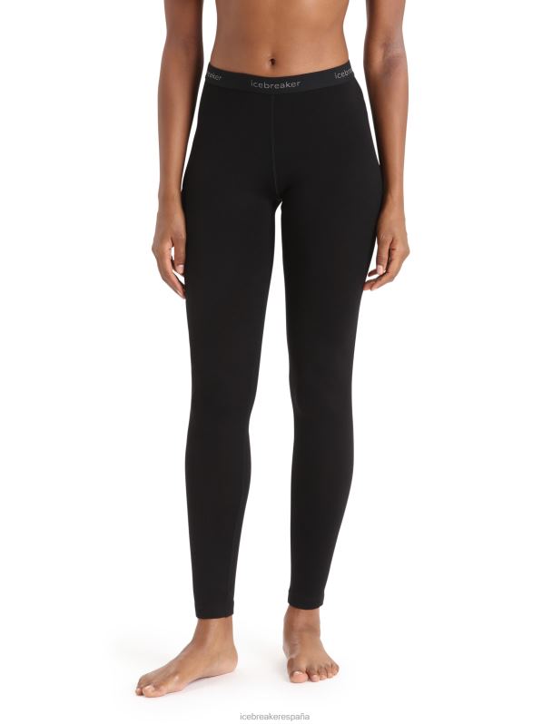 Icebreaker mujer leggings térmicos merino 260 tech 0V2J0562 ropa negro
