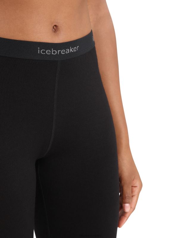Icebreaker mujer leggings térmicos merino 260 tech 0V2J0562 ropa negro