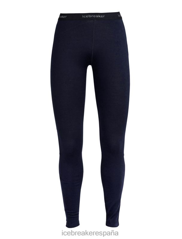 Icebreaker mujer leggings térmicos merino 260 tech 0V2J0563 ropa azul marino de medianoche