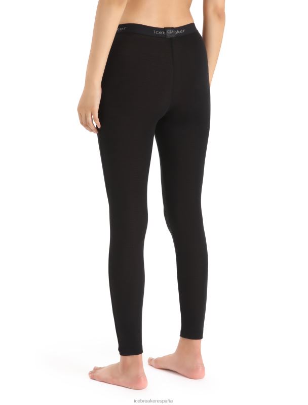 Icebreaker mujer mallas térmicas merino 175 para uso diario 0V2J0576 ropa negro