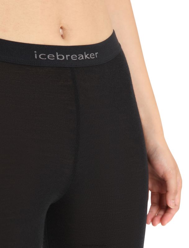 Icebreaker mujer mallas térmicas merino 175 para uso diario 0V2J0576 ropa negro