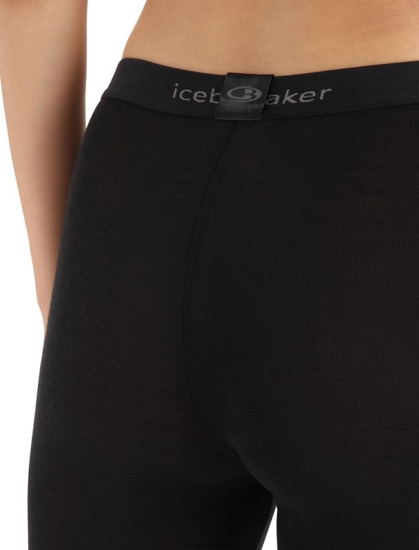 Icebreaker mujer mallas térmicas merino 175 para uso diario 0V2J0576 ropa negro