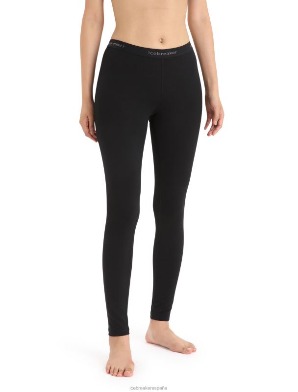 Icebreaker mujer mallas termicas merino 200 oasis 0V2J0565 ropa negro
