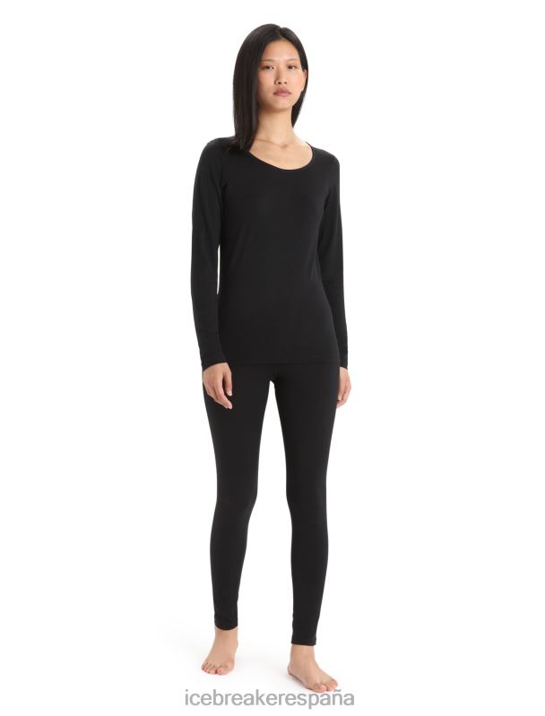 Icebreaker mujer mallas termicas merino 200 oasis 0V2J0565 ropa negro