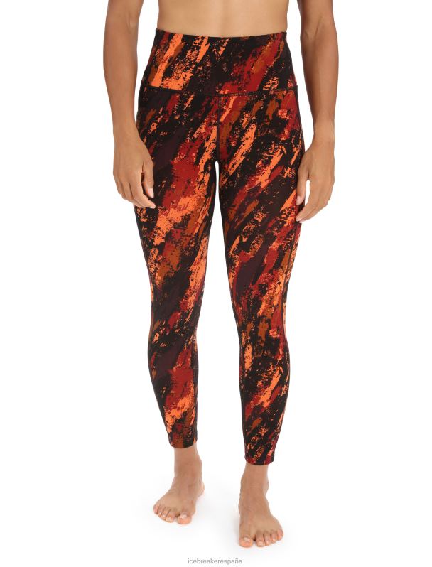 Icebreaker mujer medias de tiro alto merino fastray sedimentary 0V2J0839 ropa cereza/flash