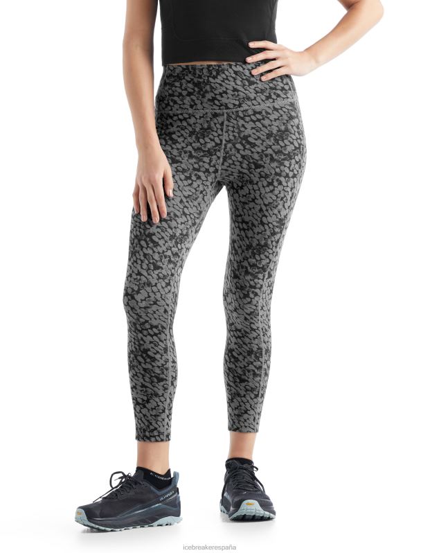 Icebreaker mujer merino fastray medias de tiro alto sombras del bosque 0V2J0813 ropa brezo del metro