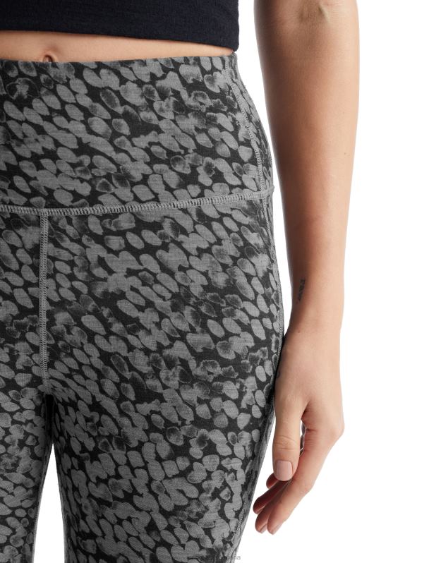 Icebreaker mujer merino fastray medias de tiro alto sombras del bosque 0V2J0813 ropa brezo del metro
