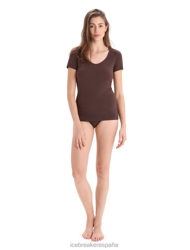 Icebreaker mujer braguitas de bikini de sirena de merino 0V2J0506 ropa ocre oscuro