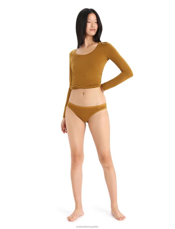 Icebreaker mujer braguitas de bikini de sirena de merino 0V2J0920 ropa Clavo