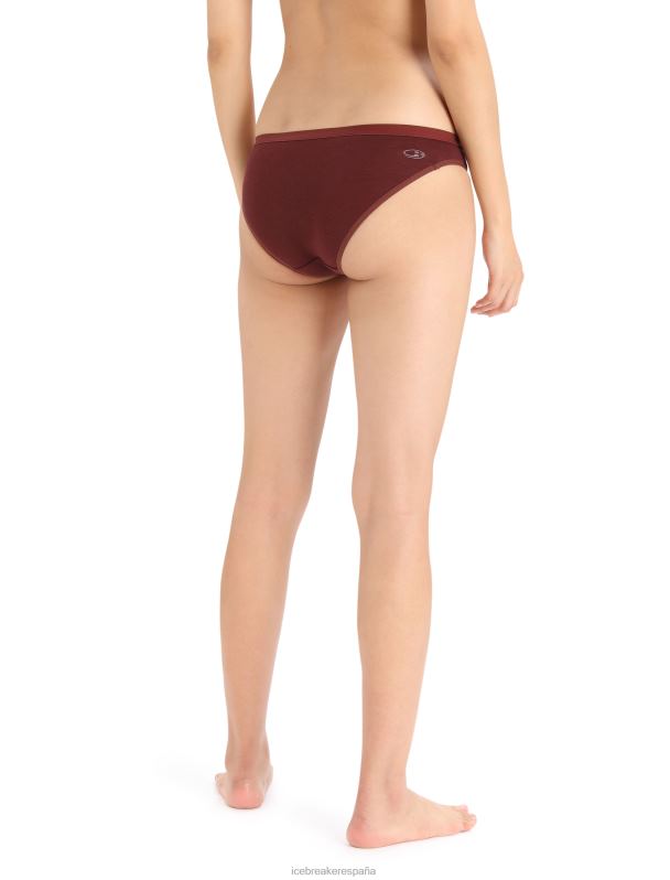 Icebreaker mujer braguitas de bikini de sirena de merino 0V2J0921 ropa Café exprés