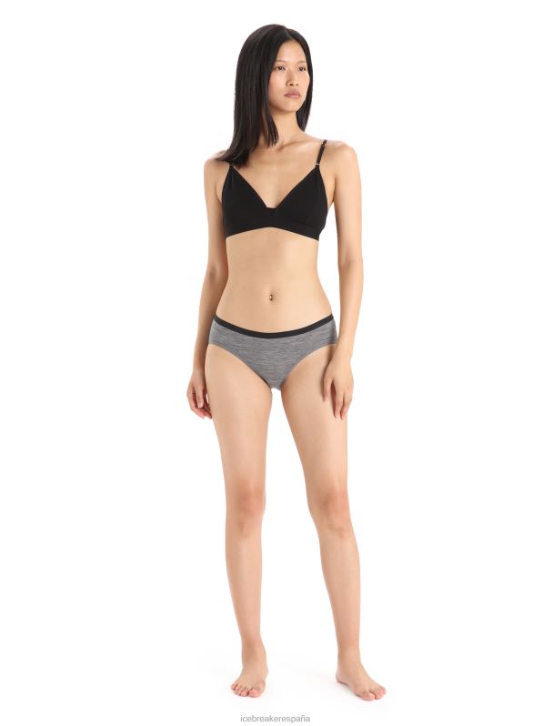 Icebreaker mujer calzoncillos hipkini de sirena de merino 0V2J0514 ropa brezo de piedra arenisca