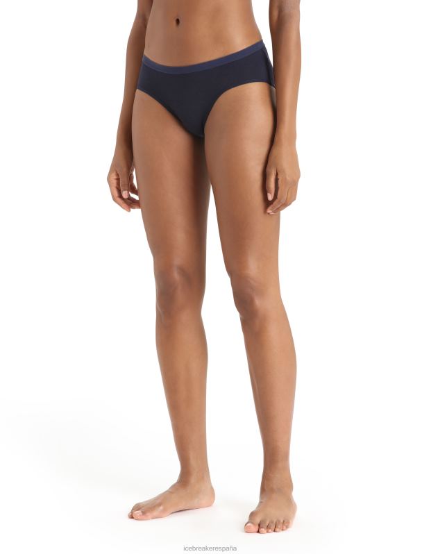 Icebreaker mujer calzoncillos hipkini de sirena de merino 0V2J0515 ropa azul marino de medianoche