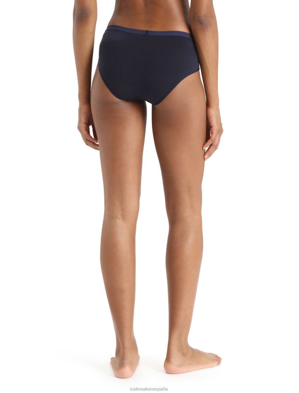 Icebreaker mujer calzoncillos hipkini de sirena de merino 0V2J0515 ropa azul marino de medianoche