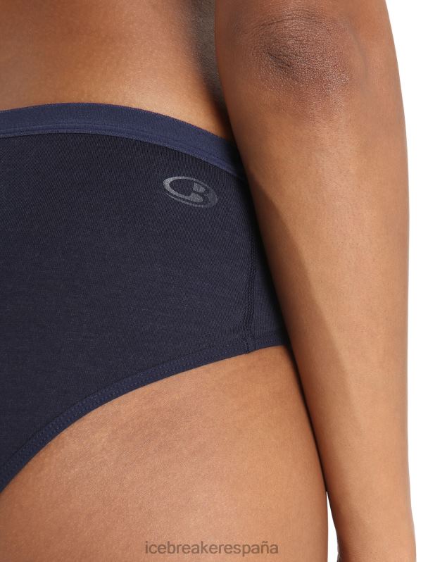 Icebreaker mujer calzoncillos hipkini de sirena de merino 0V2J0515 ropa azul marino de medianoche