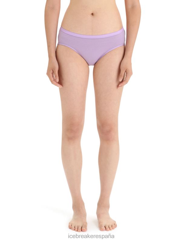 Icebreaker mujer calzoncillos hipkini de sirena de merino 0V2J0518 ropa mirada morada