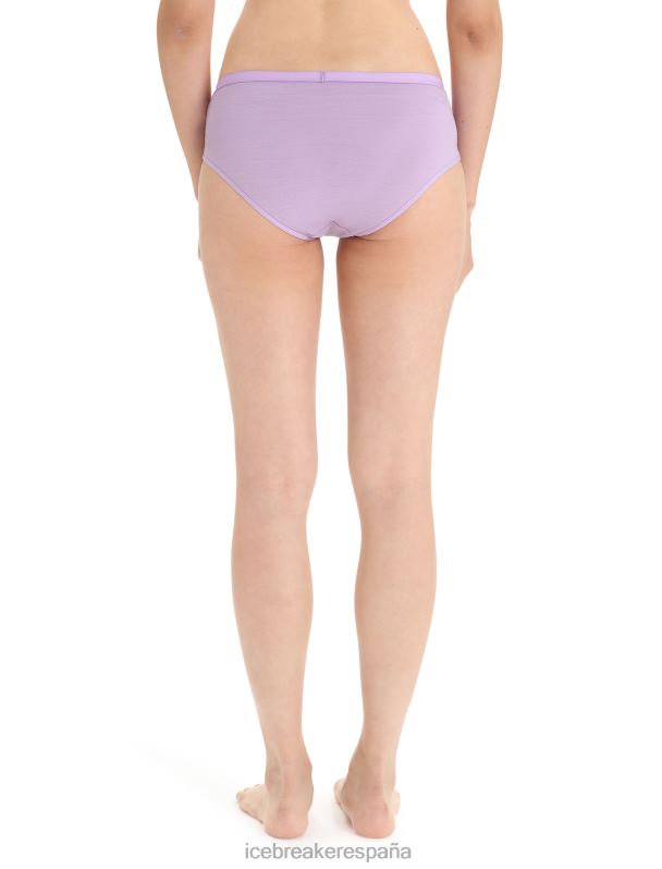 Icebreaker mujer calzoncillos hipkini de sirena de merino 0V2J0518 ropa mirada morada
