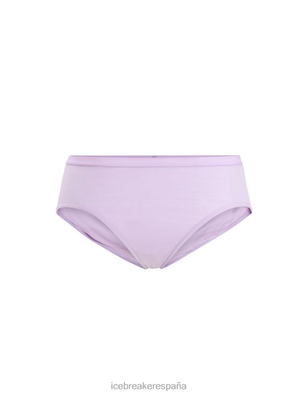 Icebreaker mujer calzoncillos hipkini de sirena de merino 0V2J0518 ropa mirada morada