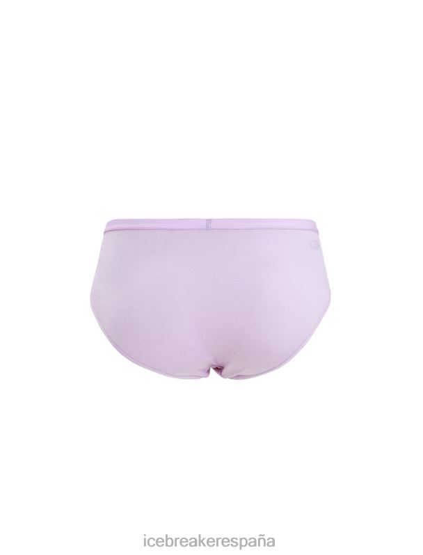 Icebreaker mujer calzoncillos hipkini de sirena de merino 0V2J0518 ropa mirada morada