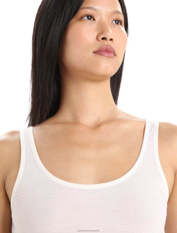 Icebreaker mujer camiseta sin mangas de merino sirena 0V2J0530 ropa nieve