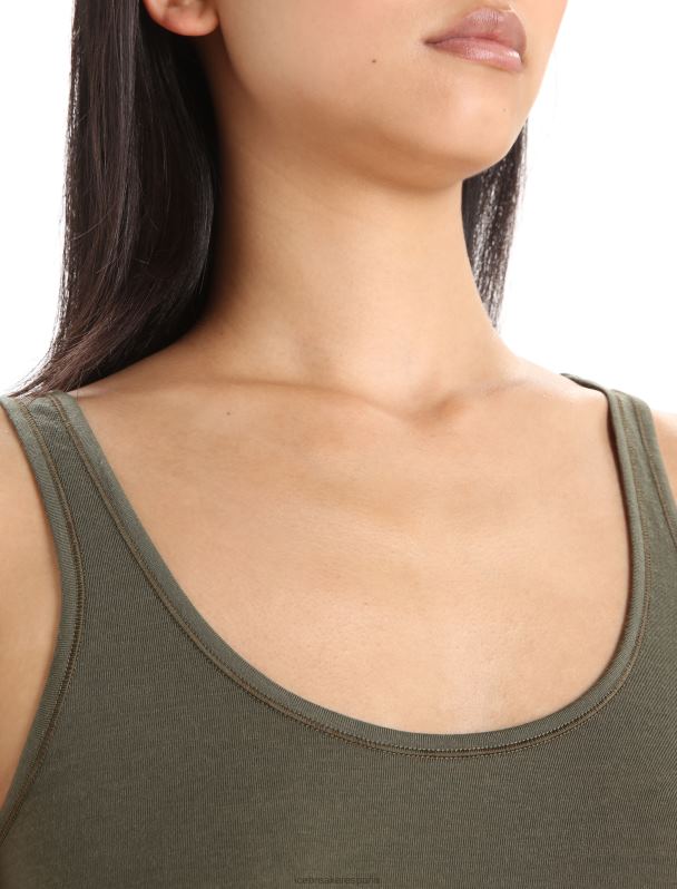 Icebreaker mujer camiseta sin mangas de merino sirena 0V2J0531 ropa cargarse