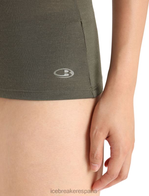 Icebreaker mujer camiseta sin mangas de merino sirena 0V2J0531 ropa cargarse