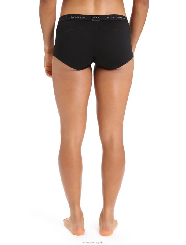 Icebreaker mujer shorts térmicos merino 200 oasis niño 0V2J0500 ropa negro