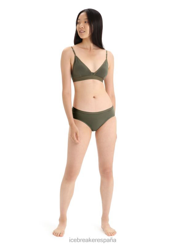 Icebreaker mujer sujetador con relleno de sirena de merino 0V2J0509 ropa cargarse