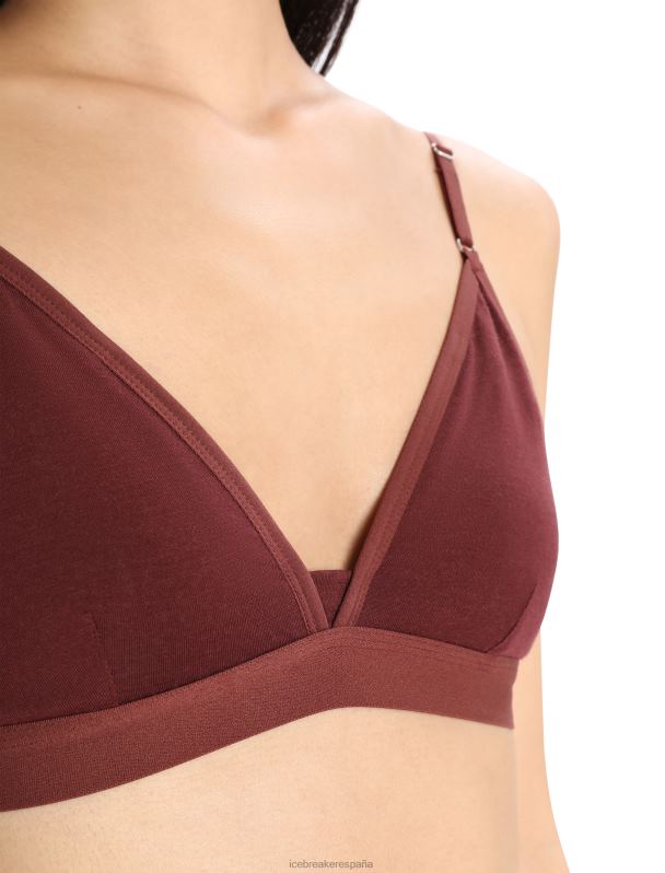 Icebreaker mujer sujetador sirena merino 0V2J0913 ropa Café exprés