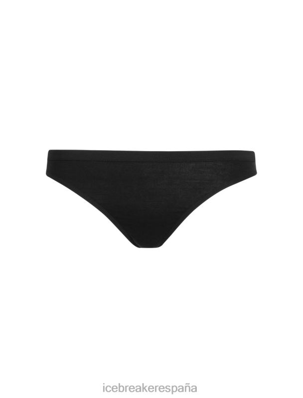 Icebreaker mujer tanga sirena merino 0V2J0519 ropa negro