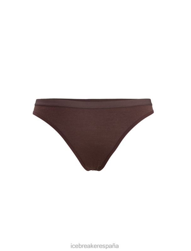 Icebreaker mujer tanga sirena merino 0V2J0522 ropa ocre oscuro