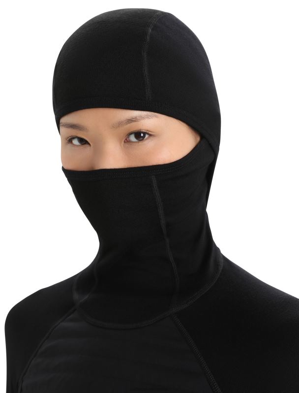 Icebreaker mujer Sudadera térmica de manga larga con aislamiento de merino Zoneknit 0V2J0597 ropa negro