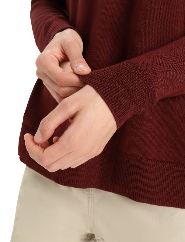 Icebreaker mujer sudadera cool-lite merino nova 0V2J0903 ropa Café exprés