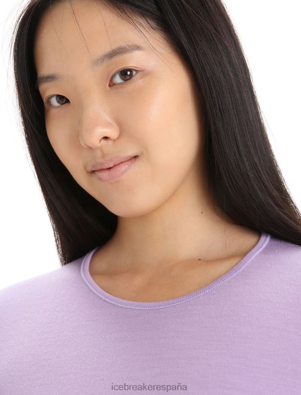 Icebreaker mujer Camiseta térmica de manga larga Merino 200 Oasis 0V2J0561 ropa mirada morada