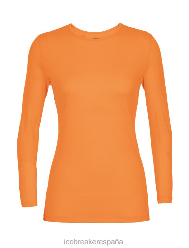 Icebreaker mujer Camiseta térmica de manga larga Merino 200 Oasis 0V2J0803 ropa destello