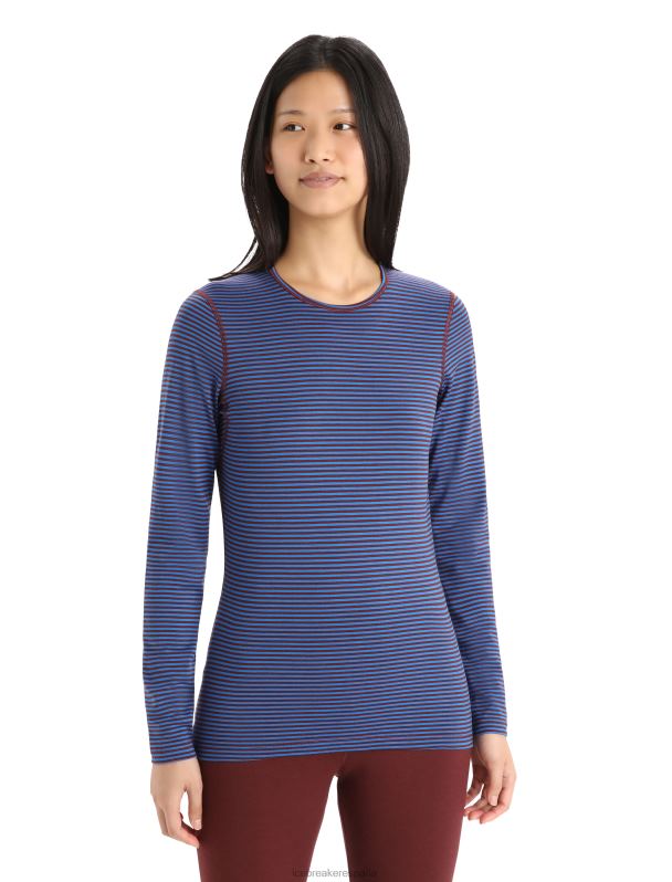 Icebreaker mujer Camiseta térmica de manga larga Merino 200 Oasis 0V2J0804 ropa lazurita/espresso