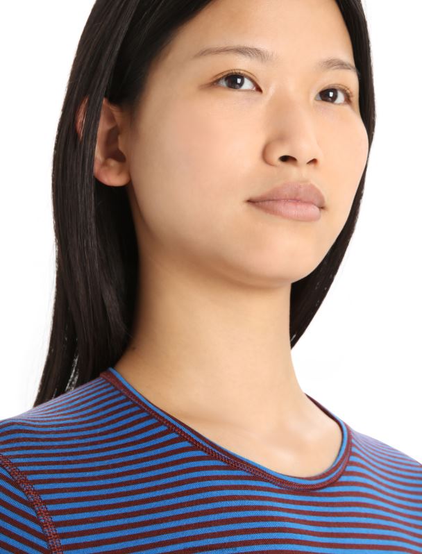 Icebreaker mujer Camiseta térmica de manga larga Merino 200 Oasis 0V2J0804 ropa lazurita/espresso
