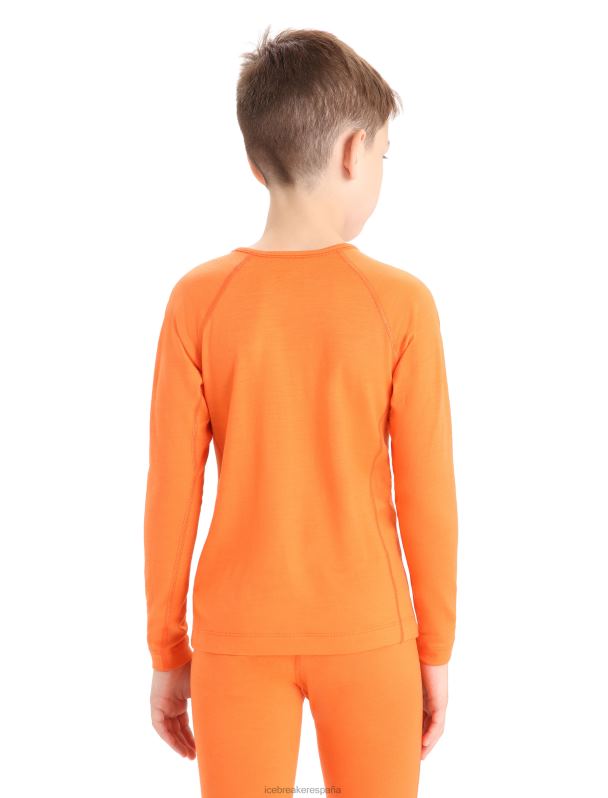 Icebreaker niños Camiseta térmica de manga larga Merino 200 Oasis 0V2J0942 ropa destello