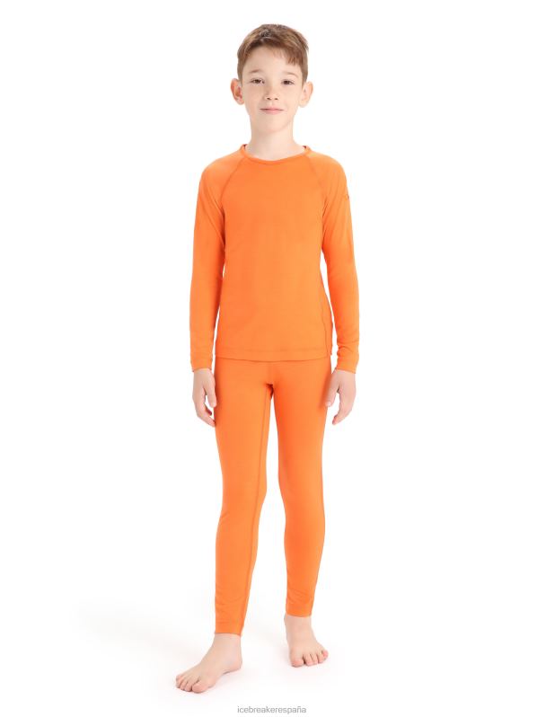 Icebreaker niños Camiseta térmica de manga larga Merino 200 Oasis 0V2J0942 ropa destello